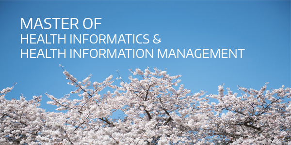 Cherry Blossom Banner: Master of Health Informatics and Health Information Management